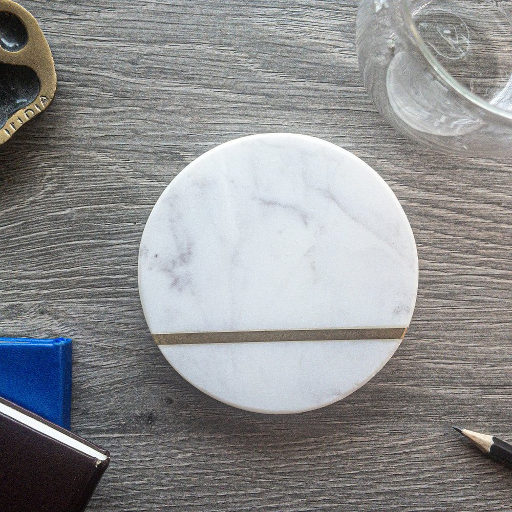 Marble Coasters - Set of 4